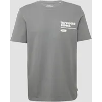 S.Oliver - T-Shirt mit Ford®-Applikation, Mittelgrau, XL
