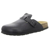 Natural sense Clogs Tieffußbett black für Herren, schwarz, 36 EU