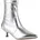 Stiefelparadies Damen Klassische Stiefeletten in Silber,