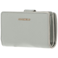 Coccinelle Metallic Soft Mini Wallet Grained Leather Celadon Green