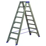 PROTEC.class PASSL28 Alu-Stufenstehleiter 2 x 8