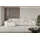altdecor Ecksofa Cord 2-Sitzer Creme