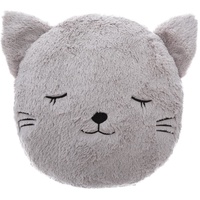 Atmosphera - Kinderkissen Katze - Kunstpelz - D28 cm