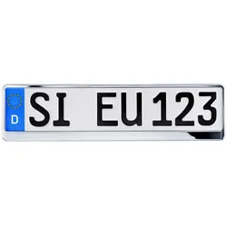 Erich Utsch Kennzeichenhalter [Chrom-Look] Chrom  0196848