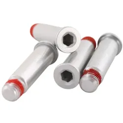 K2 REDLINE Achse 4er Set silver