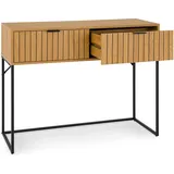Idimex SELO Konsolentisch 100x80x40 cm Wildeiche