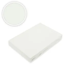 EXKLUSIV HEIMTEXTIL Jersey Spannbettlaken 180 - 200 x 200 cm Weiss