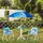 Outsunny Kindersitzgruppe 4-tlg. Blau