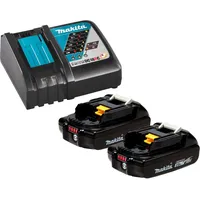 Makita 2x BL1820B Akku 2,0 Ah 18V Li-Ion +