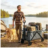 Outsunny Bollerwagen klappbar grau