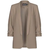 Pieces Damen Pcboss Noos 3/4 Blazer, Fossil,M