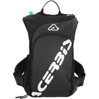 Acerbis Sather Logo, Trinkrucksack - Schwarz/Weiß - 9 L