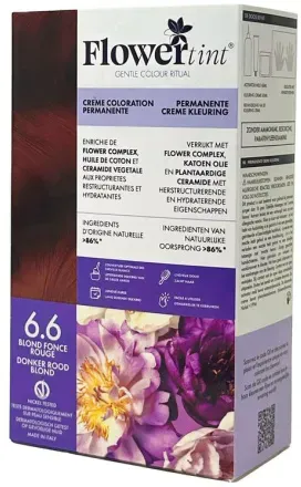 Flowertint Dunkelblond Intensiv Rot 6,6 140ml