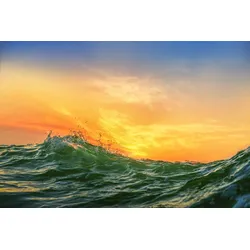 Fototapete PAPERMOON "Meer", bunt, B:4,50m L:2,80m, Vlies, Tapeten