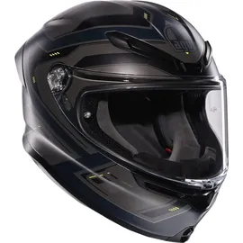 AGV K6 S Enhance Helm, grau-gelb, Größe XL