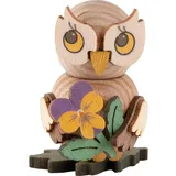 Drechslerei Kuhnert Gmbh Kuhnert Eulenkind mit Blume