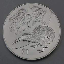 Silbermünze 1oz Kiwi 2012 Treasures of New Zealand (Neuseeland)