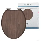 Schütte WC-Sitz Dark Wood mit Absenkautomatik