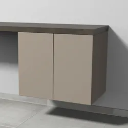 Anbau-/Solitärschrank mit Tür 2morrow (P2334) 510x600x420 Weiß-Matt
