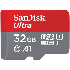 SanDisk Ultra microSD + SD-Adapter UHS-I U1 A1 120 MB/s 32 GB