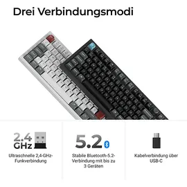 Keychron Q6 Ultra 8K Silk POM Red DE