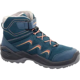 Lowa Maddox Warm GTX Mid Kinder Petrol/Rose 38