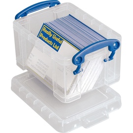 Really Useful Box Aufbewahrungsbox 0,3 l transparent 12,0 x 8,5 x 6,5 cm