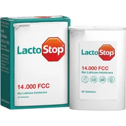 Lactostop 14.000 FCC Tabletten im Spender 80 St