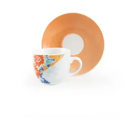 Excelsa Espressotasse mit Untertasse 0,09 l Mehrfarbig 6 St.