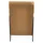 K+W Komfort & Wohnen Cocktailsessel 62 x 77 x 83 cm Gelb mit bezogenen Armlehnen