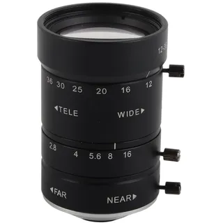Manuelle Teleobjektive, 8 MP 12-36 Mm F2,8 Zoomobjektiv C-Mount 2/3 Zoll Geringe Verzerrung Manuelle Blendenfokussierung Großansicht-Zoomobjektiv
