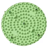 Fußmassagematte, Anti-Ermüdungs-Stein, Akupunktmatte, Fußreflexzonen-Pad, Entspannungsmassagematte, ergonomische Akupressurmatte zum Gehen, Partikel, tragbares Massagewerkzeug, Grün, 38 cm