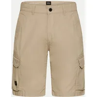 CAMEL ACTIVE Herren Cargoshorts aus Reiner Baumwolle Beige, 35IN