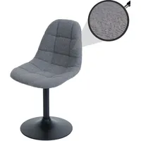 MCW Esszimmerstuhl MCW-A60, Küchenstuhl Stuhl Drehstuhl, Stahl MVG Stoff/Textil