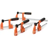 Jorgensen 4er-Satz Mittelschwere Stahlklemmen (2-15 cm, 2-30 cm) 2391335 Spann-Weite (max.):30 mm Pr