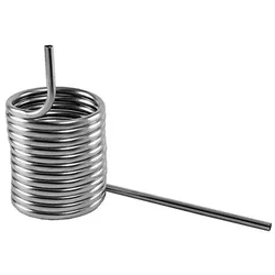 Bier Kühl- und Beruhigungsschlange aus CNS, d14 cm, gedreht, cooling line:links-gedreht