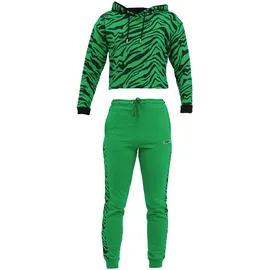 Tom Barron Freizeitanzug Damen Zebramuster Grün XS