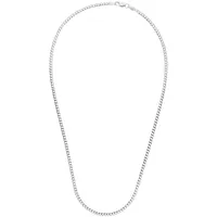 Panzerkette SMART JEWEL "Panzergliederung, massiv, Silber 925" Gr. 50, silber, Halsketten, Herren, 50cm, Silber 925 (Sterlingsilber)