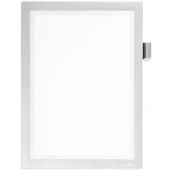 Informationsrahmen DURAFRAME MAGNETIC NOTE, A4, silber, magnetisch, 4989