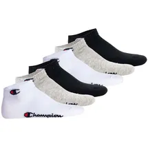 Champion 6er Pack Kurzsocken Grau/Schwarz/Weiß 39-42