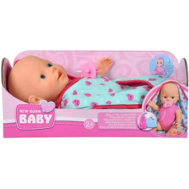 Simba Babypuppe New Born Baby mit Schmusedecke, 105030071