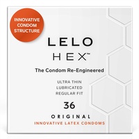 LELO Original Ultradünne Kondome mit Größerer Stärke, Kondome für Männer, 54 mm im Durchmesser (36-Packung)
