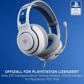 Turtle Beach Atlas 200 PS Over-Ear Stereo Headset Weiss