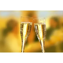 Papstar Stiel-Gläser (Oberteile) für Sekt, PS 0,1 l Ø 5 cm · 17,5 cm glasklar