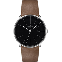 Junghans Meister Fein 27/4154.00 Sonderangebot - schwarz mit Sonnenschliff,braun - 39,5mm