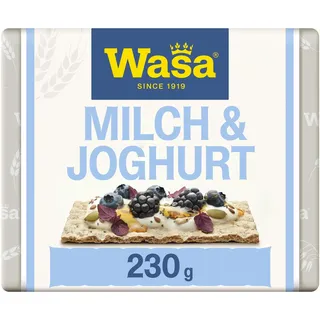 Wasa Knäckebrot Milch & Joghurt 230g | Das Knäckebrot für den milden Knuspermoment