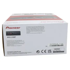 Pioneer MVH-230BT 1DIN Autoradio mit Bluetooth und USB-Eingängen