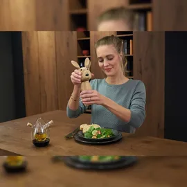 LEONARDO Cucina 2er Set Gewürzmühlen 'Hase' & 'Fuchs'