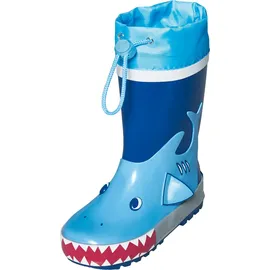 Playshoes Hai Gummistiefel Blau 21
