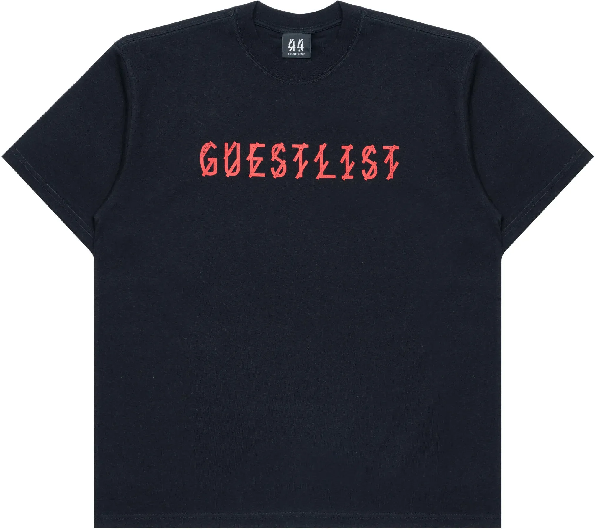 44 Label Group GUESTLIST TEE - Schwarz - M